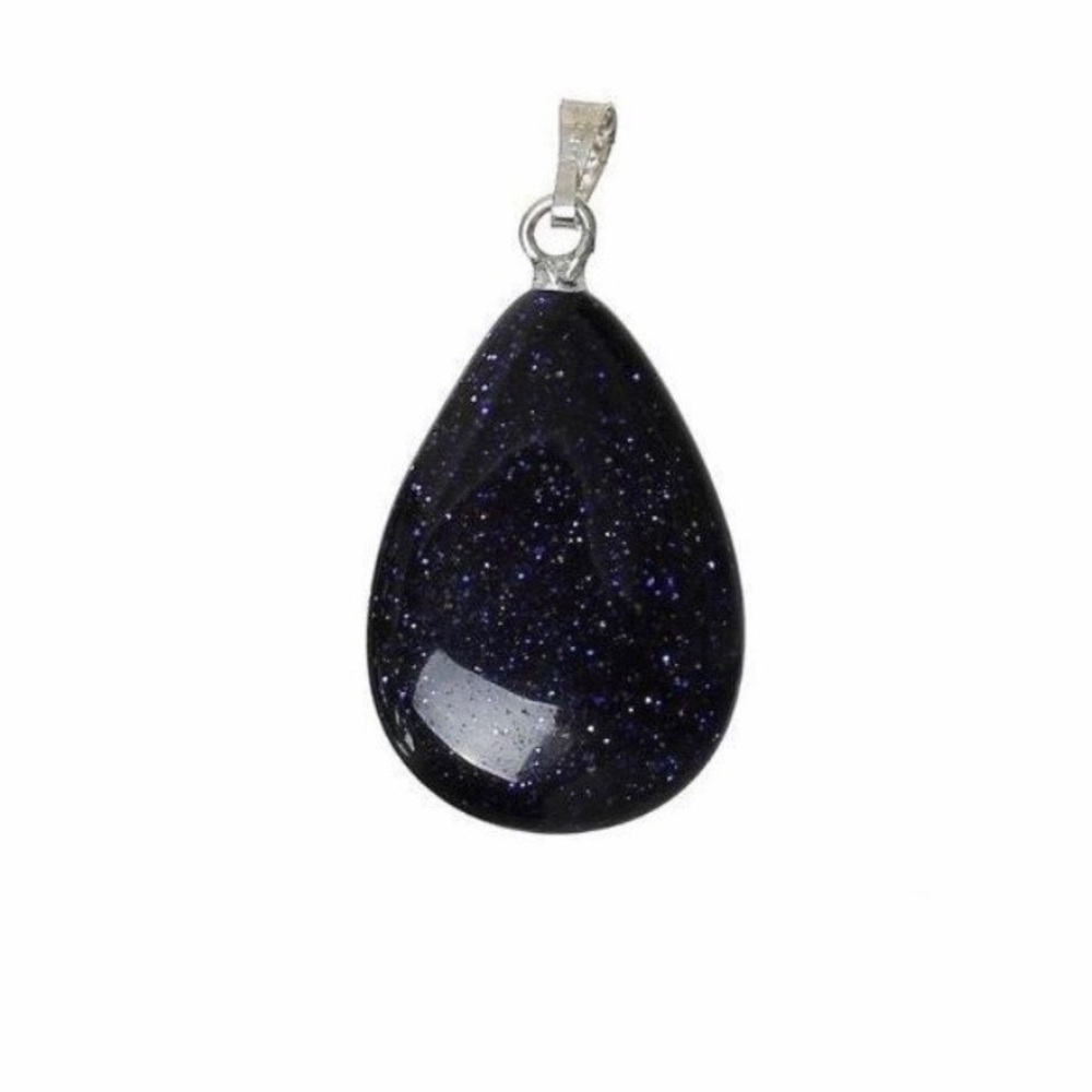 New Black and Blue Sand Pendant - Picture 6 of 6